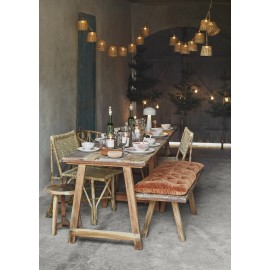 guirlande lumineuse led bois bambou naturel madam stoltz