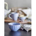 bol petit dejeuner gres strie bleu clair bloomingville latina