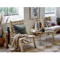 table basse ronde plateau amovible dore laiton grave bloomingville dalia