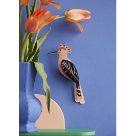 Oiseau décoratif mural Huppe Studio Roof Hoopoe