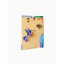 Oiseau décoratif mural colibri Studio roof hummingbird