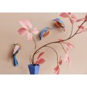 oiseau papier decoratif mural geai studio roof jay