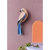 oiseau papier decoratif mural geai studio roof jay