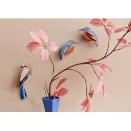 Oiseaux décoratifs Martins-pêcheurs Studio Roof Kingfishers set de 2