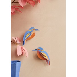 oiseaux decoratifs martin pecheurs studio roof kingfishers