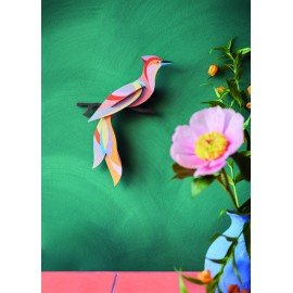Oiseau décoration murale carton Studio Roof Paradise Bird Sabah