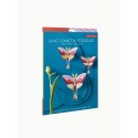 papillons comete decoration murale carton studio roof lilac comet butterflies