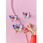papillons a franges deocration murale studio roof fringe butterflies