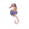 Décoration murale hippocampe Studio Roof Pink Seahorse
