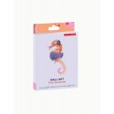 hippocampe decoration murale studio roof pink seahorse