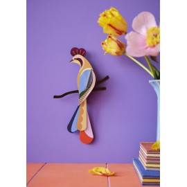 oiseau du paradis mural decoratif carton studio roof sunda