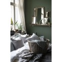 grande housse de coussin velours qualité epais uni gris clair ib laursen