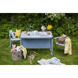 plaid bebe laine recyclee balu herissons klippan hedgehog