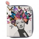 Portefeuille mini compagnon bonjour mon coussin butterfly