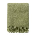 plaid laine chaud epais poils vert clair klippan gotland