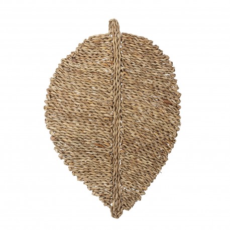 set de table forme de feuille jonc de mer herbier bloomingville