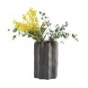 vase multi trous gres rouge artisanal rustique madam stoltz