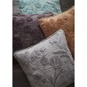 housse coussin vert menthe broderie florale applique madam stoltz