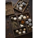 boules de noel papier mache artisanales madam stoltz set de 3