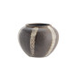 vase boule rond gres marron brun madam stoltz