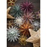 decoration de sapin papier couleur flocons etoiles madam stoltz
