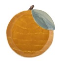 petite assiette orange gres bloomingville agnes