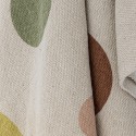 plaid pois cercles multicolore coton recycle bloomingville clennie