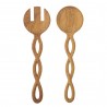 couverts a salade bois sculpte bloomingville pinar