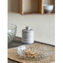 bol decoratif verre transparent bloomingville justina