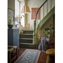 plaid coton recycle classique bleu bloomingville breso