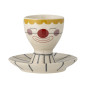 coquetier enfants visage gres bloomingville fizbo coquetier enfants visage gres bloomingville fizbo