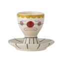 coquetier enfants visage gres bloomingville fizbo