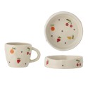 assiette vaisselle enfants bebe gres cerises fruits bloomingville tatiana