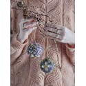 boules de sapin perles brillantes bleu bloomingville eleanore