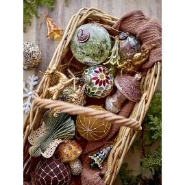 boules de sapin perles brillantes bleu bloomingville eleanore