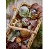 boules de sapin perles brillantes bleu bloomingville eleanore