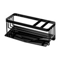 porte eponge evier egouttoir acier noir organiseur yamazaki
