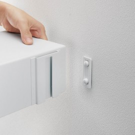 etagere murale blanche metal epure design yamazaki tower