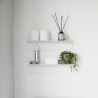 etagere murale blanche metal epure design yamazaki tower