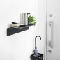 etagere murale etroite noire design acier yamazaki tower