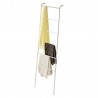 echelle porte serviettes rangement acier blanc yamazaki tower