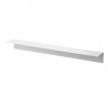 etagere murale longue compacte acier blanc design epure yamazaki tower