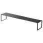 etagere a chaussure extensible acier noir yamazaki frame
