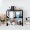 etagere cuisine rangement plan de travail etroite empilable yamazaki