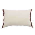 coussin salon brode oiseaux coton rectangulaire bloomingville ming