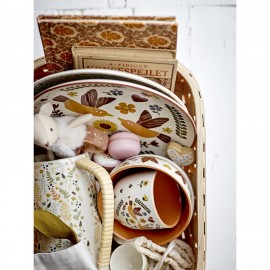 ensemble de vaisselle enfants gres peint oiseaux bloomingville bryn