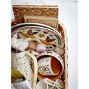 ensemble de vaisselle enfants gres peint oiseaux bloomingville bryn