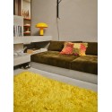 coussin poils longs multicolores laine fluffy hk living