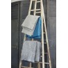 couverture en laine agneau gris clair klippan domino