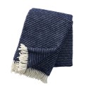 grand plaid chaud bleu marine laine agneau klippan ralph